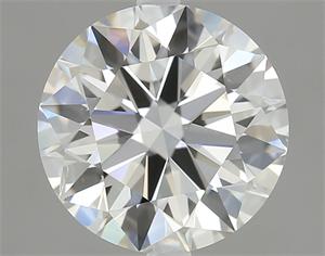 Picture of Natural Diamond 2.01 Carats, Round with Excellent Cut, I Color, SI2 Clarity and Certified by GIA