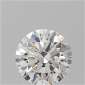 Natural Diamond 1.70 Carats, Round with Excellent Cut, H Color, VVS2 Clarity and Certified by GIA