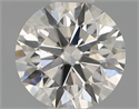 Natural Diamond 0.40 Carats, Round with Excellent Cut, H Color, SI1 Clarity and Certified by IGI