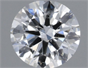 Natural Diamond 0.50 Carats, Round with Very Good Cut, I Color, I1 Clarity and Certified by GIA