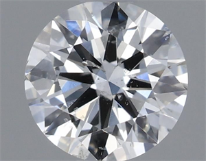 Picture of Natural Diamond 0.50 Carats, Round with Very Good Cut, I Color, I1 Clarity and Certified by GIA