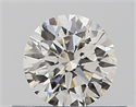 Natural Diamond 0.40 Carats, Round with Very Good Cut, H Color, VS1 Clarity and Certified by GIA