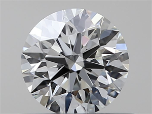 Picture of Natural Diamond 0.41 Carats, Round with Excellent Cut, H Color, VVS2 Clarity and Certified by GIA