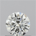 Natural Diamond 0.52 Carats, Round with Excellent Cut, I Color, VVS1 Clarity and Certified by IGI