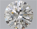 Natural Diamond 2.01 Carats, Round with Excellent Cut, H Color, SI2 Clarity and Certified by GIA