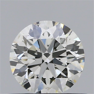 Picture of Natural Diamond 0.50 Carats, Round with Excellent Cut, G Color, SI1 Clarity and Certified by IGI