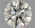 Natural Diamond 0.40 Carats, Round with Excellent Cut, I Color, VS2 Clarity and Certified by IGI