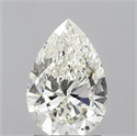 Natural Diamond 2.00 Carats, Pear with  Cut, I Color, SI1 Clarity and Certified by IGI