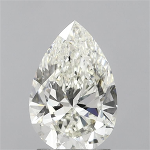 Picture of Natural Diamond 2.00 Carats, Pear with  Cut, I Color, SI1 Clarity and Certified by IGI