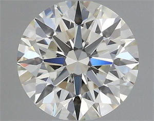 Picture of Natural Diamond 0.45 Carats, Round with Excellent Cut, K Color, VVS2 Clarity and Certified by GIA