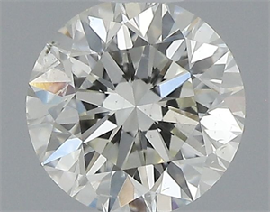 Picture of Natural Diamond 0.50 Carats, Round with Excellent Cut, I Color, SI1 Clarity and Certified by IGI