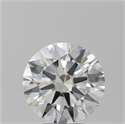 Natural Diamond 5.02 Carats, Round with Excellent Cut, H Color, VS2 Clarity and Certified by GIA