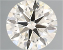 Natural Diamond 0.46 Carats, Round with Excellent Cut, I Color, VS1 Clarity and Certified by IGI