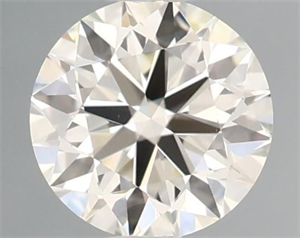 Picture of Natural Diamond 0.46 Carats, Round with Excellent Cut, I Color, VS1 Clarity and Certified by IGI