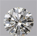 Natural Diamond 0.53 Carats, Round with Excellent Cut, K Color, VS1 Clarity and Certified by GIA