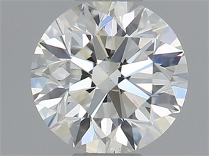 Picture of Natural Diamond 0.40 Carats, Round with Excellent Cut, G Color, VS2 Clarity and Certified by GIA