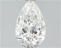 Natural Diamond 1.06 Carats, Pear with  Cut, D Color, VS1 Clarity and Certified by GIA