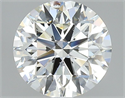 Natural Diamond 2.02 Carats, Round with Excellent Cut, J Color, SI1 Clarity and Certified by GIA