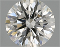 Natural Diamond 0.43 Carats, Round with Excellent Cut, G Color, SI1 Clarity and Certified by IGI