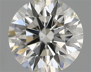 Picture of Natural Diamond 0.43 Carats, Round with Excellent Cut, G Color, SI1 Clarity and Certified by IGI