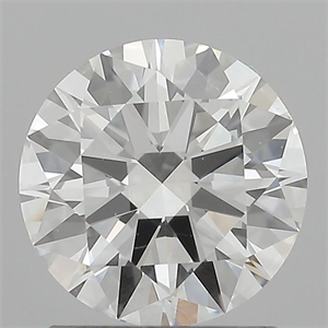 Picture of Natural Diamond 1.50 Carats, Round with Excellent Cut, F Color, IF Clarity and Certified by GIA