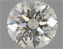 Natural Diamond 0.40 Carats, Round with Excellent Cut, H Color, SI2 Clarity and Certified by IGI