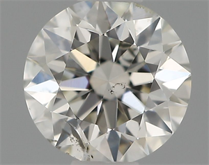 Picture of Natural Diamond 0.40 Carats, Round with Excellent Cut, H Color, SI2 Clarity and Certified by IGI