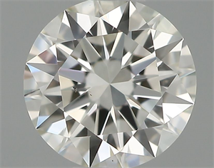 Picture of Natural Diamond 0.40 Carats, Round with Excellent Cut, H Color, VS2 Clarity and Certified by IGI