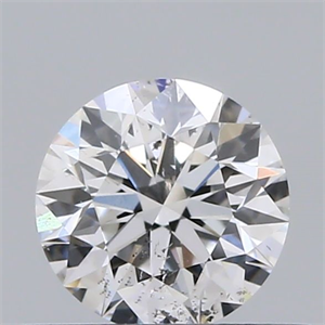 Picture of Natural Diamond 0.40 Carats, Round with Very Good Cut, E Color, SI1 Clarity and Certified by GIA