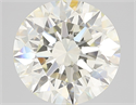 Natural Diamond 4.52 Carats, Round with Excellent Cut, K Color, VVS1 Clarity and Certified by IGI