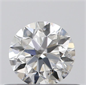 Natural Diamond 0.40 Carats, Round with Excellent Cut, F Color, SI1 Clarity and Certified by GIA