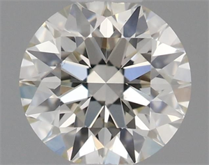 Picture of Natural Diamond 0.40 Carats, Round with Excellent Cut, K Color, VS2 Clarity and Certified by GIA