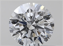 Natural Diamond 0.40 Carats, Round with Excellent Cut, F Color, SI1 Clarity and Certified by GIA