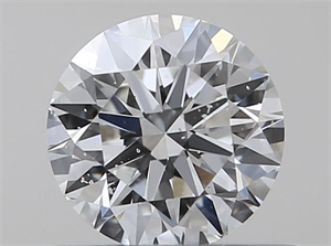 Picture of Natural Diamond 0.40 Carats, Round with Excellent Cut, F Color, SI1 Clarity and Certified by GIA