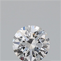 Natural Diamond 0.41 Carats, Round with Excellent Cut, D Color, SI1 Clarity and Certified by GIA