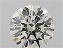 Natural Diamond 0.40 Carats, Round with Excellent Cut, J Color, VS2 Clarity and Certified by GIA