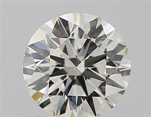 Picture of Natural Diamond 0.40 Carats, Round with Excellent Cut, J Color, VS2 Clarity and Certified by GIA