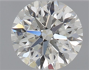 Picture of Natural Diamond 0.40 Carats, Round with Very Good Cut, G Color, SI1 Clarity and Certified by GIA