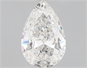 Natural Diamond 0.97 Carats, Pear with  Cut, F Color, I1 Clarity and Certified by GIA