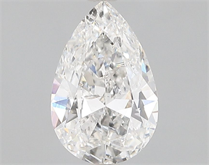 Picture of Natural Diamond 0.97 Carats, Pear with  Cut, F Color, I1 Clarity and Certified by GIA