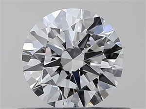 Picture of Natural Diamond 0.40 Carats, Round with Very Good Cut, E Color, VVS1 Clarity and Certified by GIA