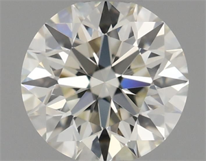 Picture of Natural Diamond 0.41 Carats, Round with Excellent Cut, J Color, VVS1 Clarity and Certified by IGI