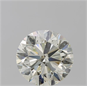 Natural Diamond 5.01 Carats, Round with Very Good Cut, K Color, VS2 Clarity and Certified by IGI