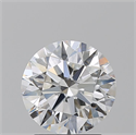 Natural Diamond 2.10 Carats, Round with Excellent Cut, F Color, VVS1 Clarity and Certified by GIA