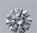 Natural Diamond 0.41 Carats, Round with Excellent Cut, D Color, VS2 Clarity and Certified by GIA