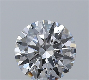 Picture of Natural Diamond 0.41 Carats, Round with Excellent Cut, D Color, VS2 Clarity and Certified by GIA