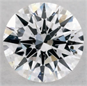 Natural Diamond 0.46 Carats, Round with Excellent Cut, D Color, SI2 Clarity and Certified by GIA