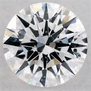 Picture of Natural Diamond 0.46 Carats, Round with Excellent Cut, D Color, SI2 Clarity and Certified by GIA