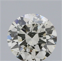 Natural Diamond 0.40 Carats, Round with Excellent Cut, J Color, SI2 Clarity and Certified by IGI