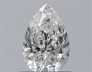 Picture of Natural Diamond 0.50 Carats, Pear with  Cut, F Color, VS2 Clarity and Certified by GIA